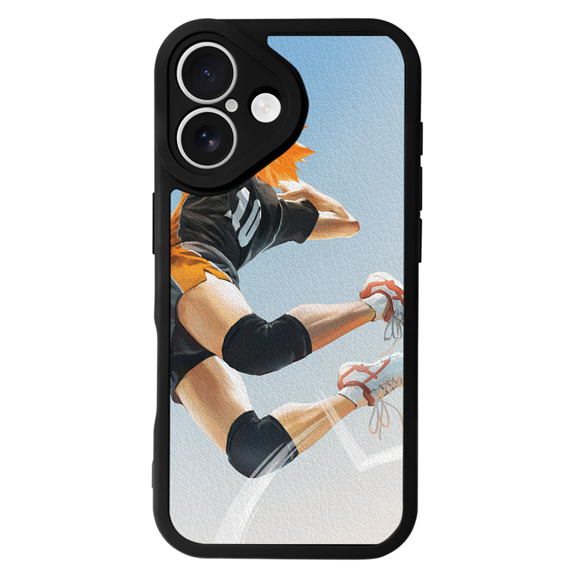 （画像用） ハイキュー!! Haikyu!! 【iPhone 16シリーズ対応】シリコンスマホケース（レザー調） 材質：シリコン